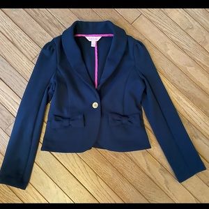 Girl’s Lilly Pulitzer girl’s navy blazer